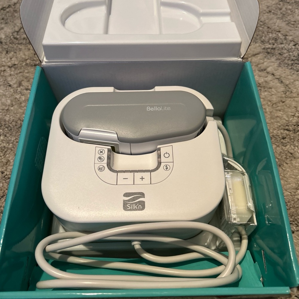 BellaLite Hair Removal Device - White and Gray